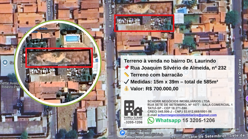 Excelente terreno bem localizado à venda no bairro Dr. Laurindo  Tatuí - 