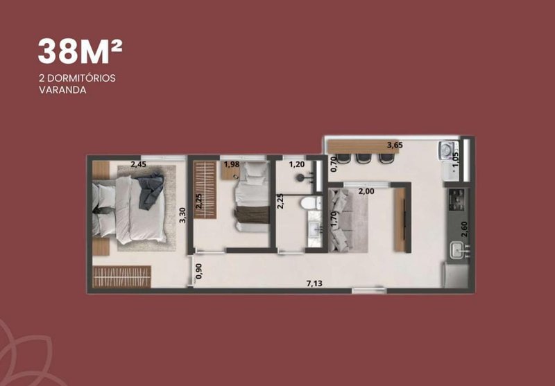 Apartamento 2 Dormitórios Vila Granada com Vaga ( Obras Aceleradas) Rua Dona Rosa Santana São Paulo - 