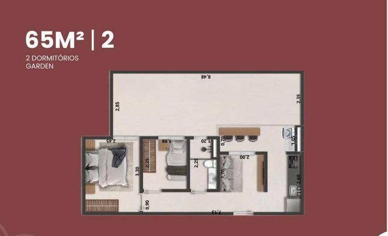 Apartamento 2 Dormitórios Vila Granada com Vaga ( Obras Aceleradas) Rua Dona Rosa Santana São Paulo - 