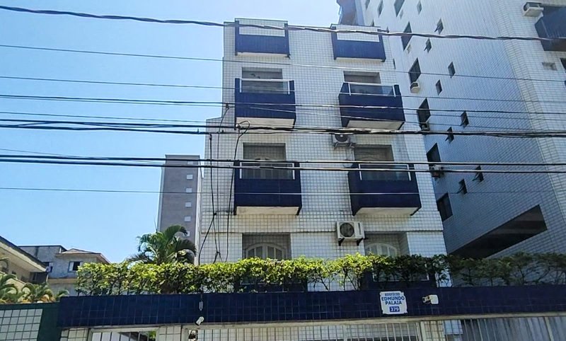 Excelente apartamento mobiliado com 01 dormitório para venda - Praia Grande - SP Avenida Rio Branco Praia Grande - 