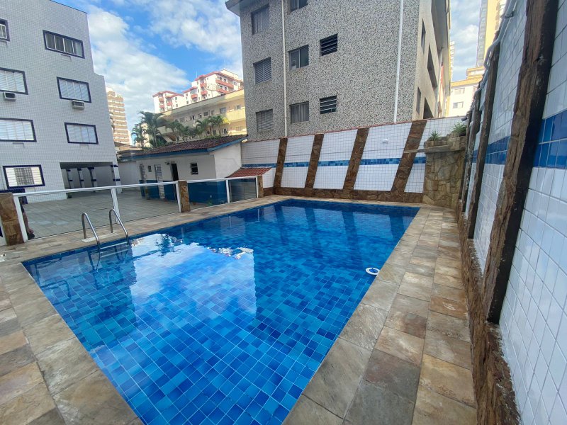 Excelente apartamento mobiliado com 01 dormitório para venda - Praia Grande - SP Avenida Rio Branco Praia Grande - 