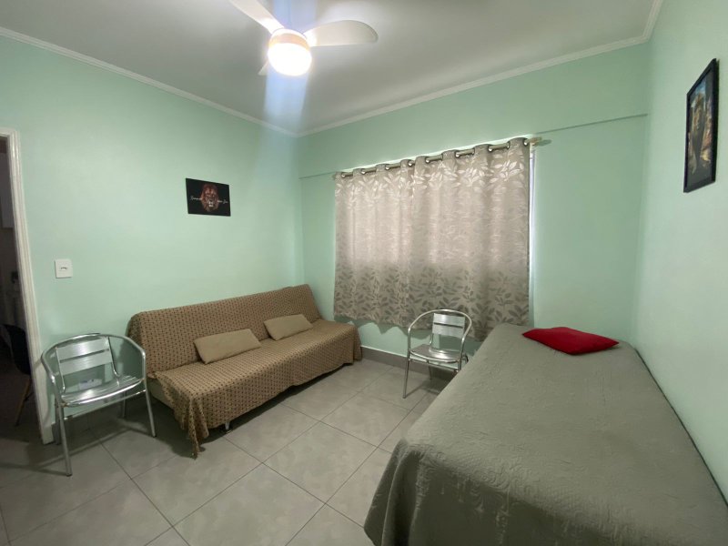 Excelente apartamento mobiliado com 01 dormitório para venda - Praia Grande - SP Avenida Rio Branco Praia Grande - 