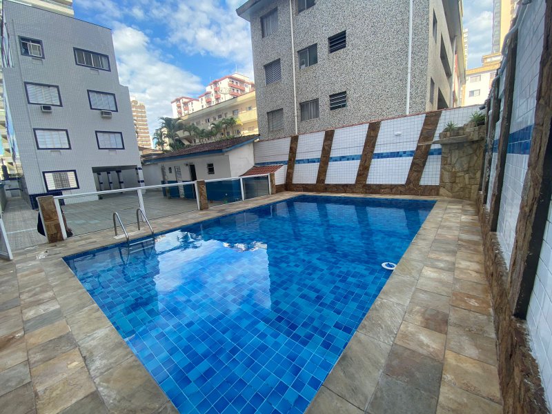 Excelente apartamento mobiliado com 01 dormitório para venda - Praia Grande - SP Avenida Rio Branco Praia Grande - 