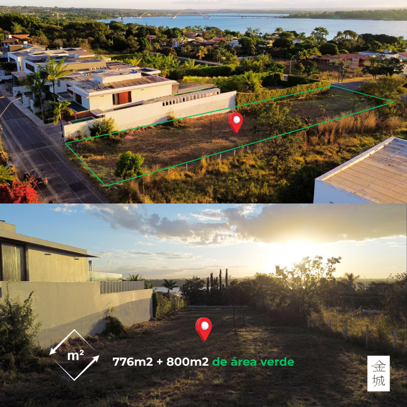 Lago Sul -  Terreno na QI 28 com vista indevassável para o Lago Quadra SHIS QI 28 Brasília - 