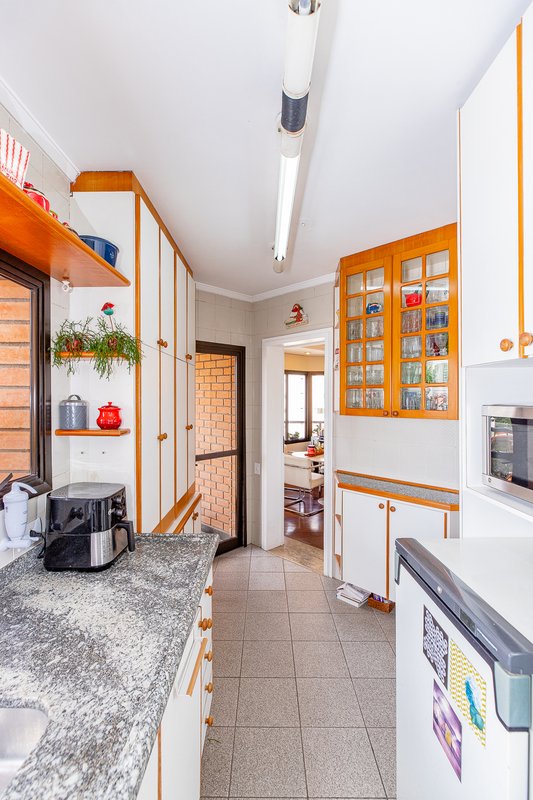 Apartamento 194m² na Chácara Santo Antônio 4 dorm 3 suítes 4 vagas Rua Fernandes Moreira São Paulo - 