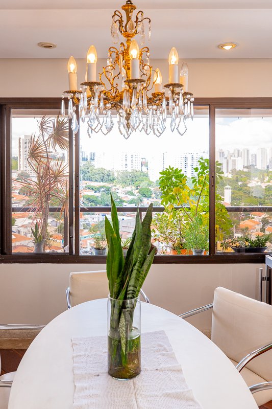 Apartamento 194m² na Chácara Santo Antônio 4 dorm 3 suítes 4 vagas Rua Fernandes Moreira São Paulo - 