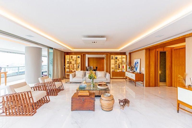 Apartamento 485m² no Campo Belo 3 suítes 5 vagas Rua Zacarias de Gois São Paulo - 