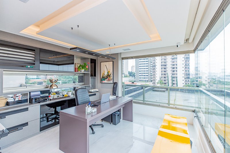 Apartamento 485m² no Campo Belo 3 suítes 5 vagas Rua Zacarias de Gois São Paulo - 