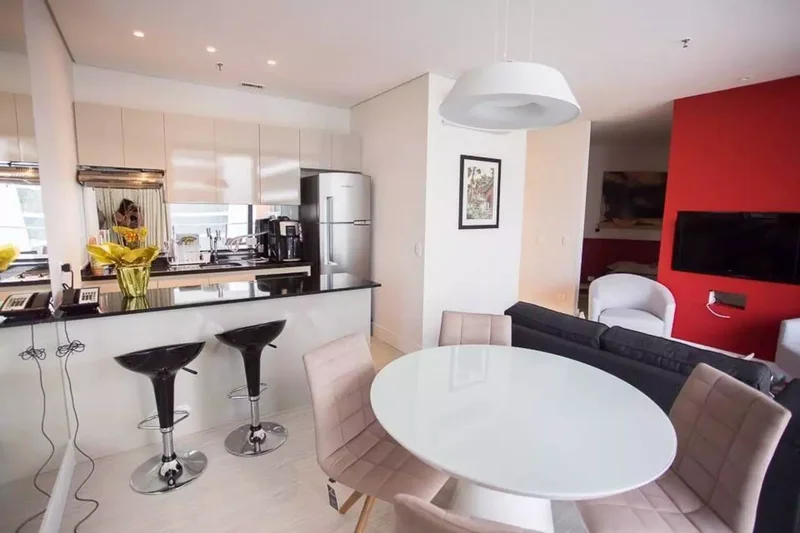ALUGA-SE LINDO  66M2 – 1 QUARTO - 2 VAGAS - MOBILIADO - EXCELENTE LOCALIZAÇÃO Rua Elvira Ferraz São Paulo - 