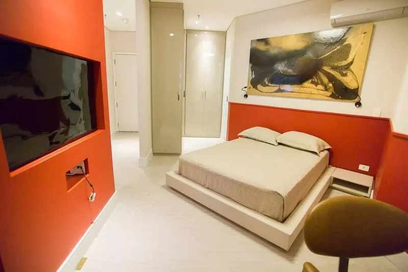 ALUGA-SE LINDO  66M2 – 1 QUARTO - 2 VAGAS - MOBILIADO - EXCELENTE LOCALIZAÇÃO Rua Elvira Ferraz São Paulo - 