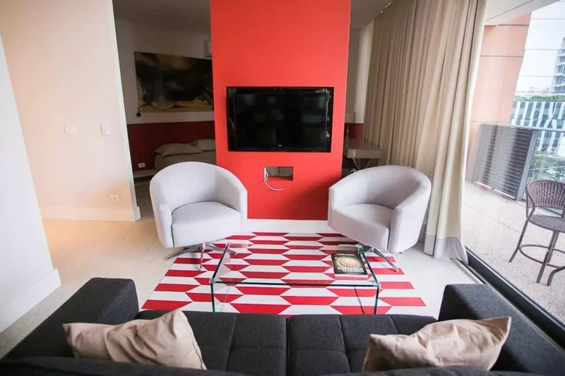 ALUGA-SE LINDO  66M2 – 1 QUARTO - 2 VAGAS - MOBILIADO - EXCELENTE LOCALIZAÇÃO Rua Elvira Ferraz São Paulo - 