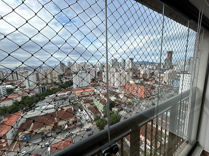 Excelente apartamento com 02 dormitórios para locação - Marapé - Santos - SP Rua Godofredo Fraga Santos - 