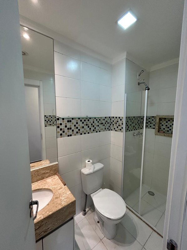 Excelente apartamento com 02 dormitórios para locação - Marapé - Santos - SP Rua Godofredo Fraga Santos - 
