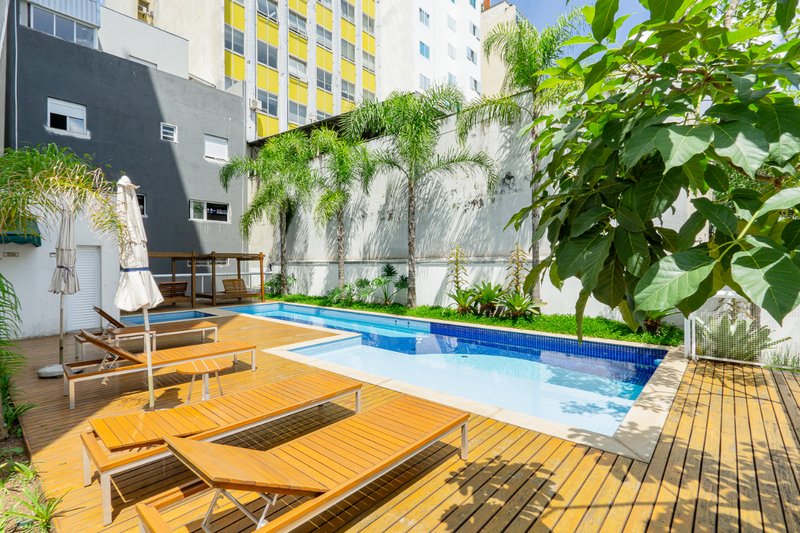 Apartamento 45m² na Bela Vista 1 dorm 1 suíte 1 vaga Rua Carlos Sampaio São Paulo - 