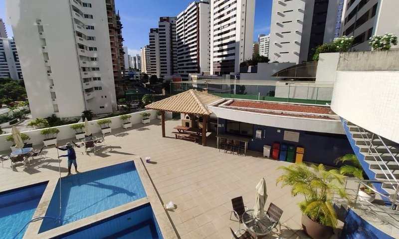 APARTAMENTO 3 QUARTOS SUÍTE CLOSET VARANDA 2 GARAGENS PISCINA ACADEMIA VENDA LOT. AQUARIUS Rua Clara Nunes Salvador - 