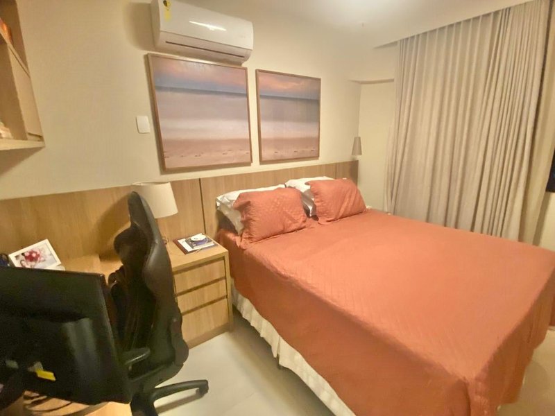 APARTAMENTO 3 QUARTOS SUÍTE CLOSET VARANDA 2 GARAGENS PISCINA ACADEMIA VENDA LOT. AQUARIUS Rua Clara Nunes Salvador - 