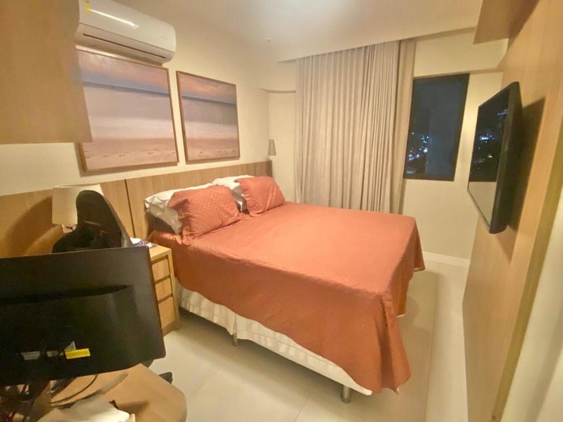 APARTAMENTO 3 QUARTOS SUÍTE CLOSET VARANDA 2 GARAGENS PISCINA ACADEMIA VENDA LOT. AQUARIUS Rua Clara Nunes Salvador - 