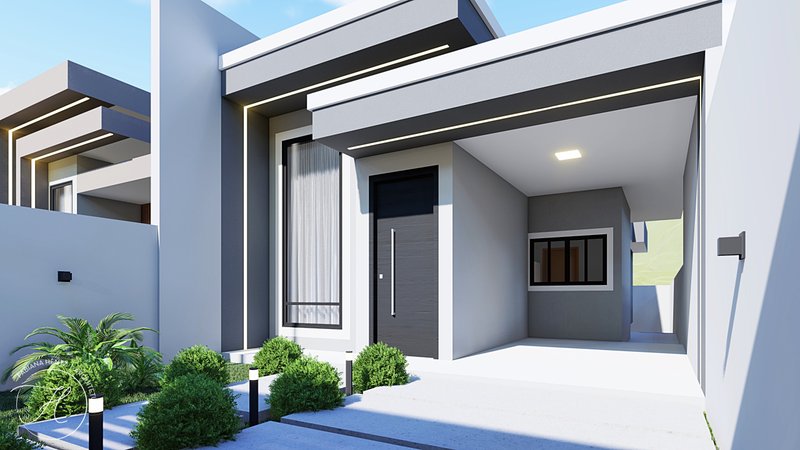 CASA COM 1 SUÍTE MAIS 2 DORMITÓRIOS - Brusque - 