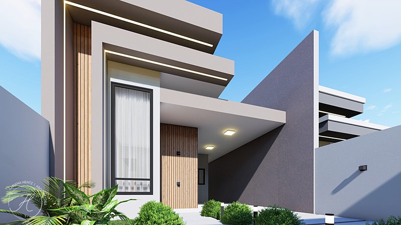 CASA COM 1 SUÍTE MAIS 2 DORMITÓRIOS - Brusque - 