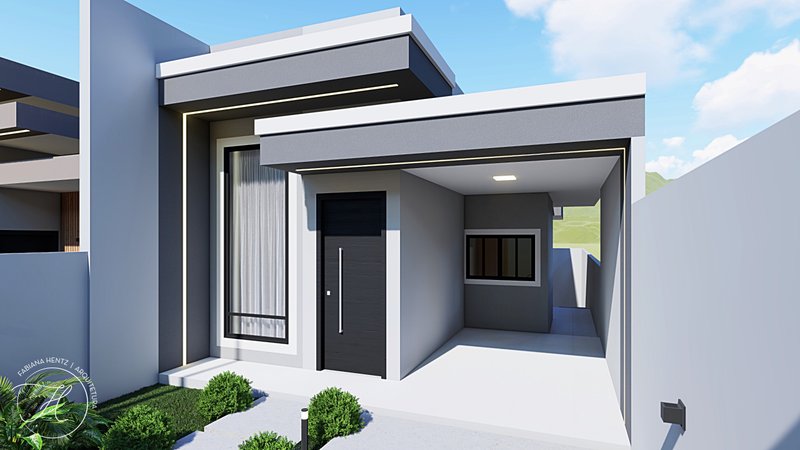 CASA COM 1 SUÍTE MAIS 2 DORMITÓRIOS - Brusque - 