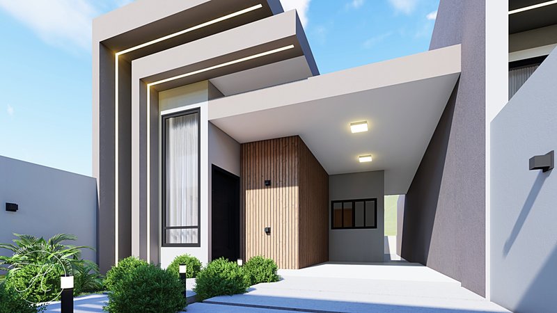 CASA COM 1 SUÍTE MAIS 2 DORMITÓRIOS - Brusque - 