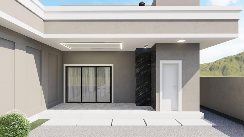 CASA DE ALTO PADRÃO COM 1 SUÍTE MAIS 2 DORMITÓRIOS - Guabiruba - 