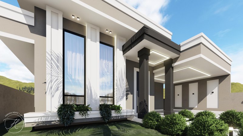 CASA DE ALTO PADRÃO COM 1 SUÍTE MAIS 2 DORMITÓRIOS - Guabiruba - 