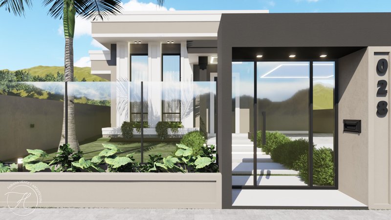 CASA DE ALTO PADRÃO COM 1 SUÍTE MAIS 2 DORMITÓRIOS - Guabiruba - 