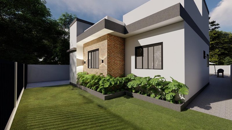 CASA COM 1 SUÍTE MAIS 2 DORMITÓRIOS NO RIO BRANCO - Brusque - 
