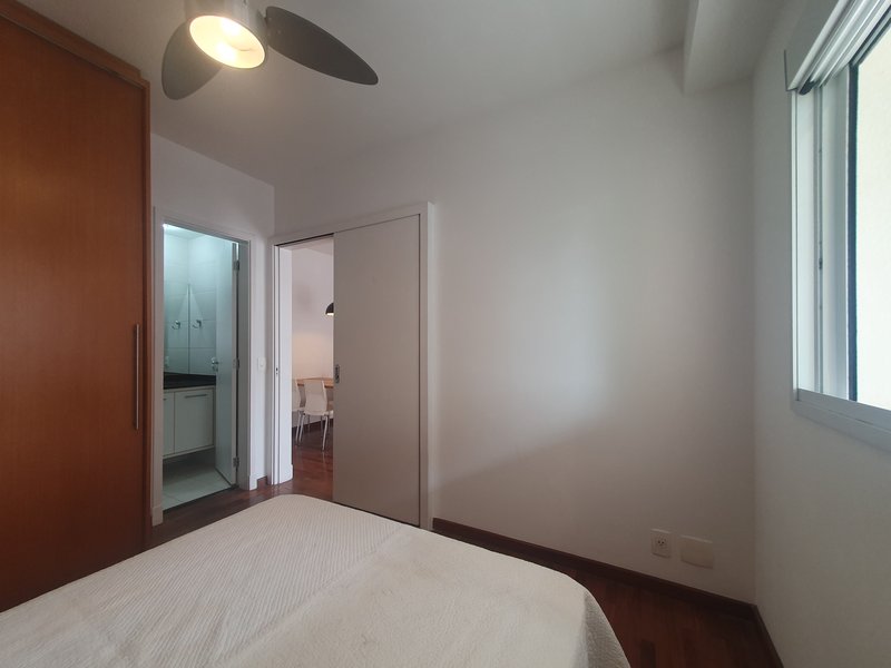 Apartamento 47m² no Brooklin 1 dorm 1 suíte 1 vaga Rua Sansão Alves dos Santos São Paulo - 