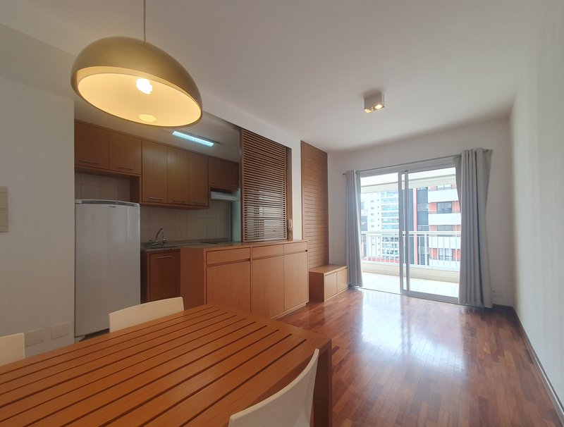 Apartamento 47m² no Brooklin 1 dorm 1 suíte 1 vaga Rua Sansão Alves dos Santos São Paulo - 