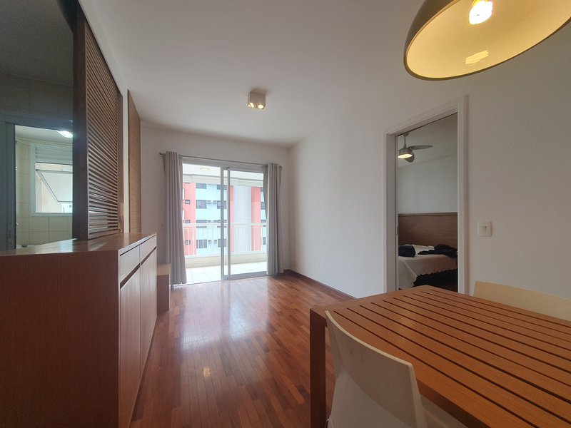 Apartamento 47m² no Brooklin 1 dorm 1 suíte 1 vaga Rua Sansão Alves dos Santos São Paulo - 