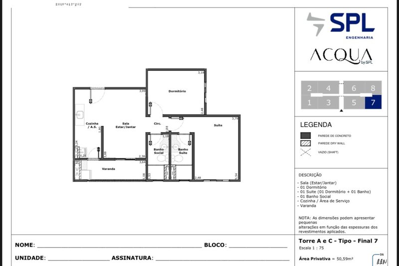 Ágio de Apartamento á venda no Acqua by SPL - Sinop - 