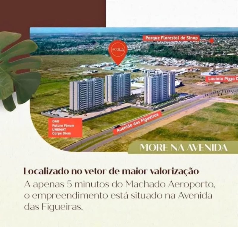 Ágio de Apartamento á venda no Acqua by SPL - Sinop - 