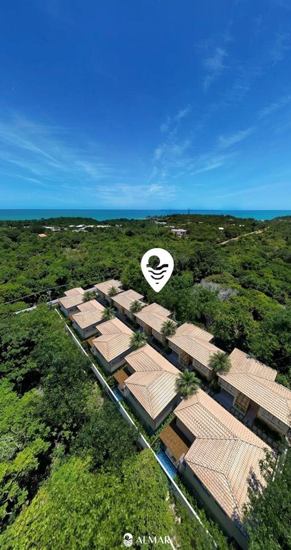 Casa no Condomínio Almar Alto de Pitinga Porto Seguro - 