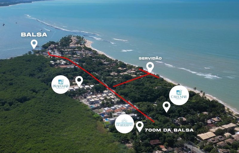 Casa no Condomínio Praia Mar Estrada da Balsa Porto Seguro - 