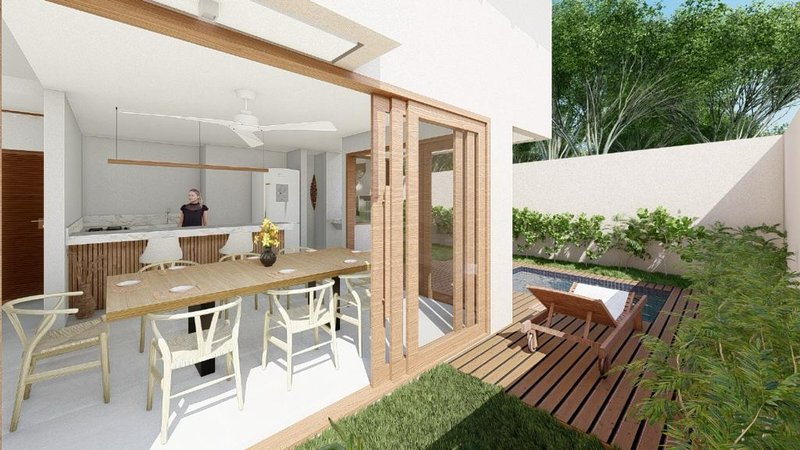 Casa no Condomínio Praia Mar Estrada da Balsa Porto Seguro - 