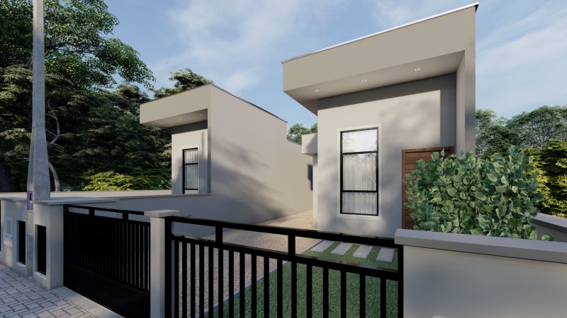 CASA COM 2 DORMITÓRIOS NO LAGEADO BAIXO - Guabiruba - 