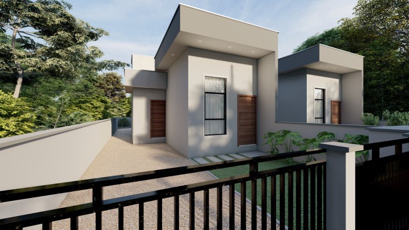 CASA COM 2 DORMITÓRIOS NO LAGEADO BAIXO - Guabiruba - 