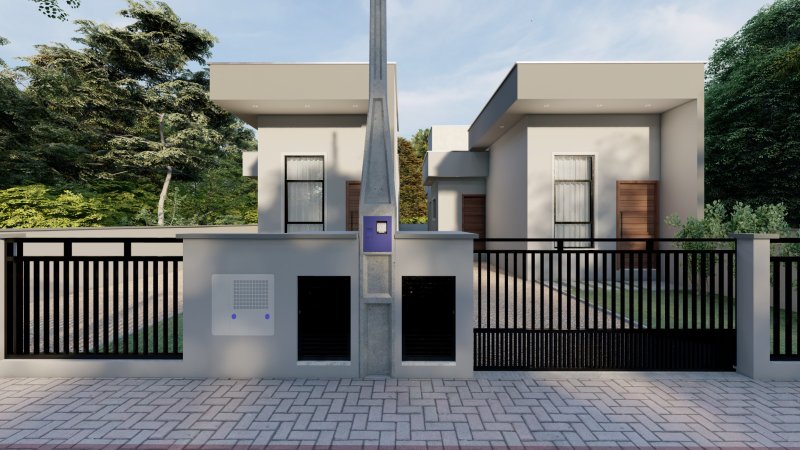CASA COM 2 DORMITÓRIOS NO LAGEADO BAIXO - Guabiruba - 