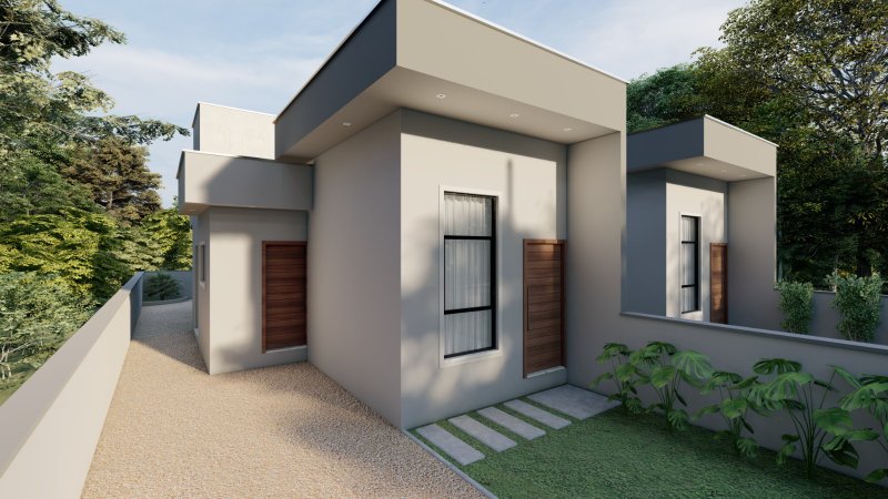 CASA COM 2 DORMITÓRIOS NO LAGEADO BAIXO - Guabiruba - 