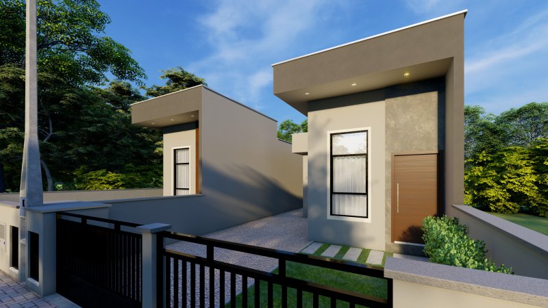 CASA COM 2 DORMITÓRIOS NO LAGEADO BAIXO - Guabiruba - 