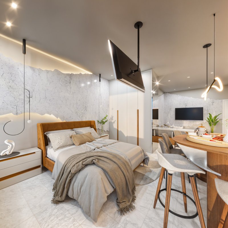 STUDIO NA PRAIA DE PEREQUE - Porto Belo - 