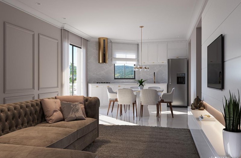 APARTAMENTO COM 2 SUÍTES NA PRAIA DE BALNEÁRIO PEREQUE - Porto Belo - 