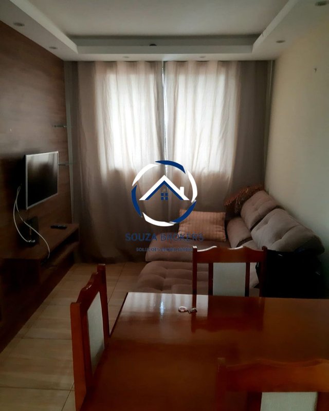 Excelente apartamento de 49m² no Parque São Vicente em Mauá - Mauá - 