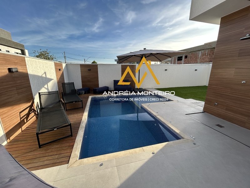 Casa com 3 dormitórios à venda, 195 m² - Alphaville1 - por R$1.280.000,00- Inoã- Maricá Rodovia Ernani Do Amaral Peixoto, Nº S/N - Km 15.5 Maricá - 