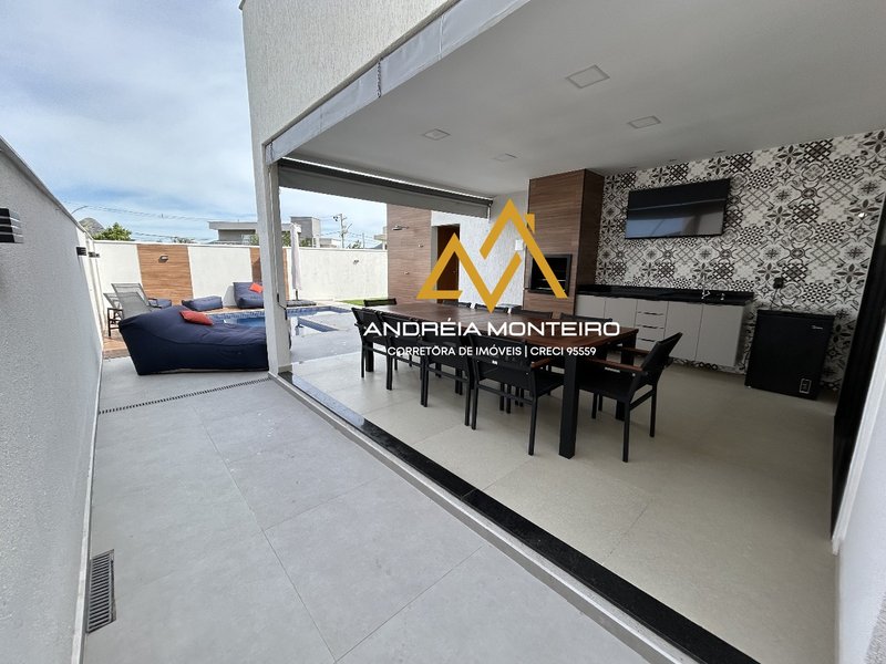 Casa com 3 dormitórios à venda, 195 m² - Alphaville1 - por R$1.280.000,00- Inoã- Maricá Rodovia Ernani Do Amaral Peixoto, Nº S/N - Km 15.5 Maricá - 