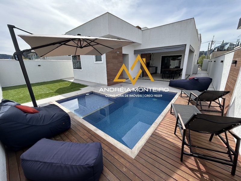 Casa com 3 dormitórios à venda, 195 m² - Alphaville1 - por R$1.280.000,00- Inoã- Maricá Rodovia Ernani Do Amaral Peixoto, Nº S/N - Km 15.5 Maricá - 