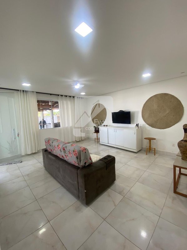 Aluguel R$ 3.600,00 Casa Mobiliada 4/4, 3 Suítes Alto Padrão, Jauá - Camaçari - Camaçari - 
