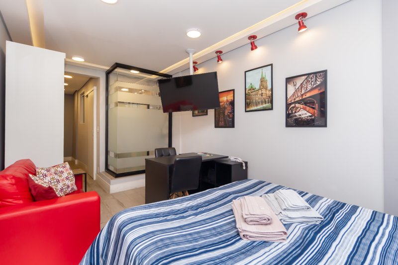 Apartamento 34m² na República 1 dorm 1 vaga Avenida Ipiranga São Paulo - 